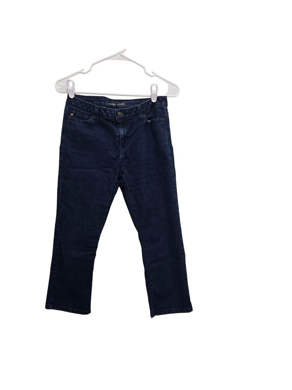 Michael Kors Dark Wash Skinny Crop Jeans Women Size 4